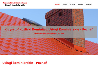 Krzysztof Koźlicki Kominiarz - Chemiczne Czyszczenie Komina Poznań