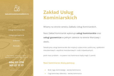 Zakład Usług Kominiarskich Andrzej Kaleński-Jaśkiewicz - Kominiarz Warszawa