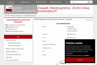 Związek Międzygminny Strefa Usług Komunalnych w Kraśniku - Wywóz Papy Kraśnik