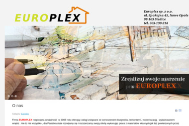 EUROPLEX Sp. z o.o. - Znakomite Wylewki Betonowe Mińsk Mazowiecki