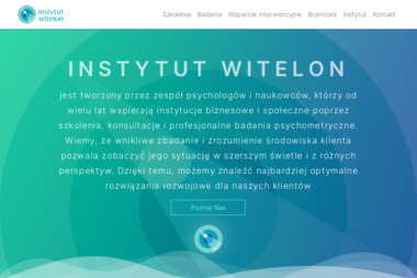 Instytut Witelon Tomasz Waleczko. Badania społeczne, szkolenia interpersonalne - Badanie rynku Kraków