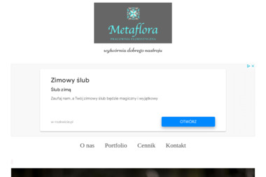 Pracownia Florystyczna Metaflora. Wiązanki ślubne, bukiety okolicznościowe - Wystrój Sali Weselnej Warszawa