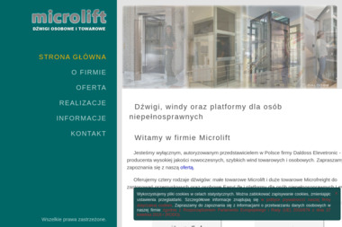 Microlift Dźwigi Osobowe i Towarowe - Windy Warszawa
