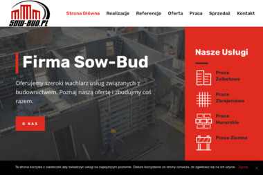 "SOW-BUD" - Roboty ziemne Męcina