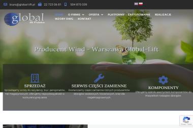 GLOBAL LIFT POLSKA - Windy i dźwigi Warszawa