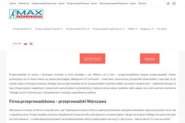 Max Przeprowadzki - Usługi Przeprowadzkowe Warszawa