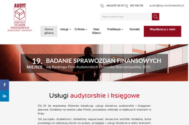 Instytut Studi&oacute;w Podatkowych Modzelewski i Wsp&oacute;lnicy - Porady Podatkowe Warszawa
