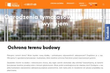 EASY FENCE SP. Z O.O. - Zaplecze budowlane Poznań