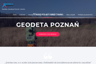 Geodezja Poznań - Geodeta Poznań