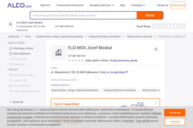 Fliz -Mos - Glazurnik Myślenice