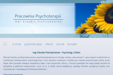 PRACOWNIA PSYCHOTERAPII Klaudia Pietrzykowska - Pomoc Psychologiczna Gliwice