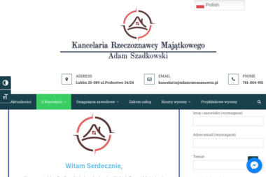 Kancelaria Rzeczoznawcy Majątkowego Adam Szadkowski - Wycena Nieruchomości Lublin