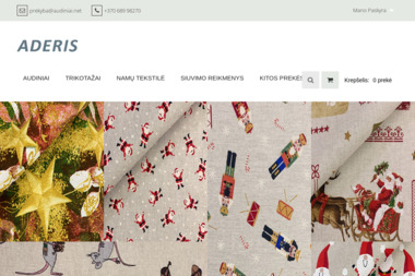 UAB "Aderis" - Sprzedaż Tkanin Wilno