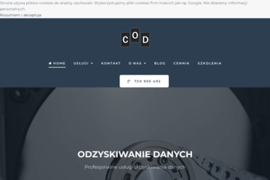 Centrum Odzyskiwania Danych - Serwis Komputerowy Warszawa
