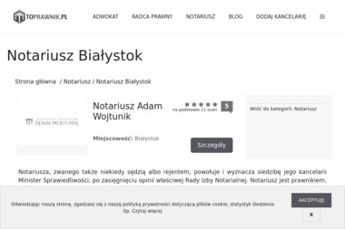 Kancelaria Notarialna Janusz Jacek Nicałek - Notariusz Białystok 