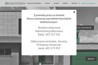 Ekosystemy R.J. Kostrzewa - Okazyjna Sprzedaż Okien Aluminiowych Opole