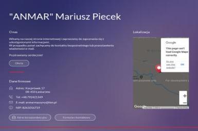 "ANMAR" MARIUSZ PIECEK - Usługi Busem Kacprówek