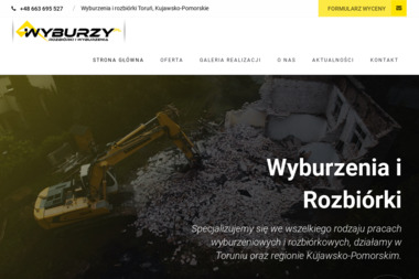 Łukasz Jurkiewicz Usługi - Wyburzy.pl - Pierwszorzędna Rozbiórka Budynków Toruń