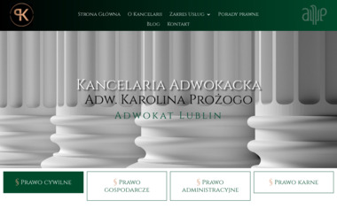 Kancelaria Adwokacka Adwokat Karolina Prożogo - Kancelaria Adwokacka Lublin