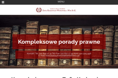 Kancelaria Prawna Zofia Krakowian-Witkowska i Wsp. Sp. k. - Doradztwo Prawne Warszawa