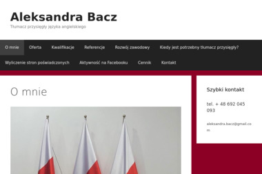 Aleksandra Bacz - Tłumacz Języka Angielskiego Gliwice