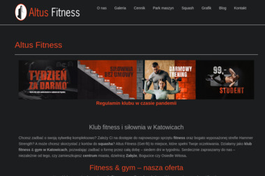 Altus Fitness - Trener Personalny Katowice