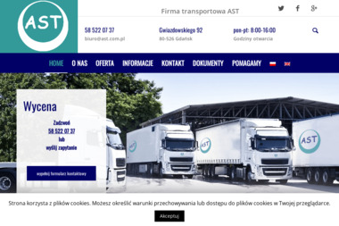 AST Anna Gudzowska - Firma Transportowa Międzynarodowa Gdańsk