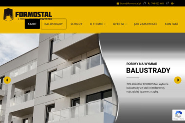 FORMOSTAL - Balustrady szklane Szczecin