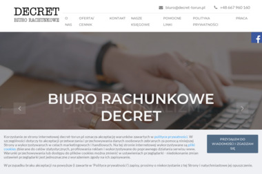 Decret sp. z o.o. - Założenie Spółki Toruń