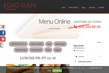 EGAO SUSHI - Firma Cateringowa Na Uroczystości Konin