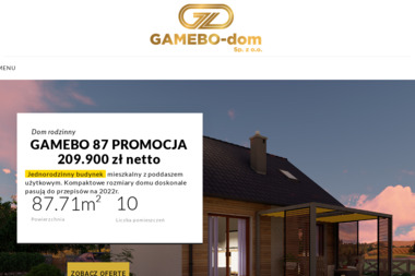 GAMEBO DOM - Domy Drewniane Bystra