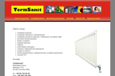 TERMSANIT - Instalacje grzewcze Gorzów Wielkopolski
