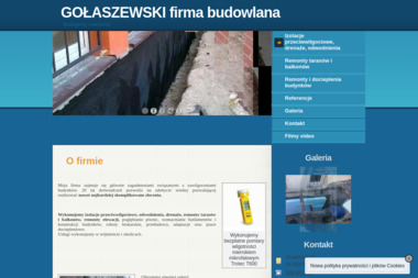 GOŁASZEWSKI firma budowlana - Zabudowa balkonu Gdynia