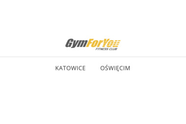 GymForYou Fitness Club - Trening Personalny Katowice