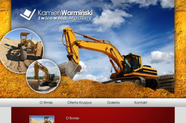 "Kamień Warmiński" Żwirownia Modliny - Piasek Zasypowy Jeziorany