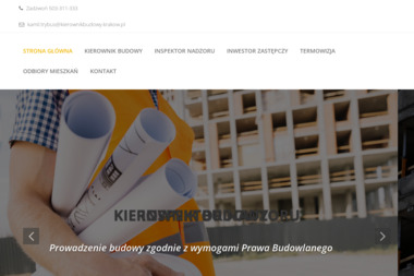 Kamil Trybuś Engineering - Kierownik Budowy Krak&oacute;w