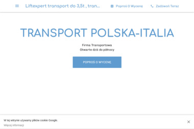 Liftexpert Paweł Drach - Rewelacyjny Transport Paletowy Międzynarodowy Bielsko-Biała