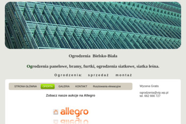 OGRODZENIA Z BIELSKA - Sprzedaż Ogrodzeń Panelowych Bielsko-Biała