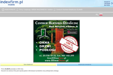 Centrum Hurtowo-Detaliczne OLIMAR - Wymiana Zamków Mińsk Mazowiecki