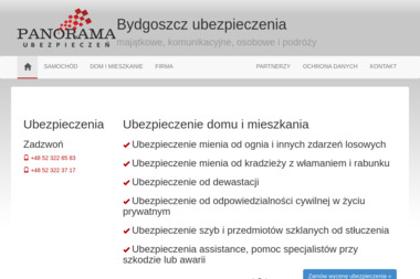 Panorama Ubezpieczeń - Ubezpieczenie samochodu Bydgoszcz