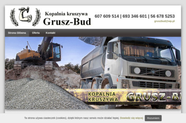 Grusz-Bud. Kopalnia kruszywa - Piasek Lubicz Górny