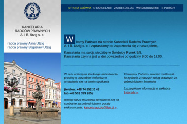 Kancelaria Radców Prawnych A. i B. Utzig s.c - Radca prawny Świdnica