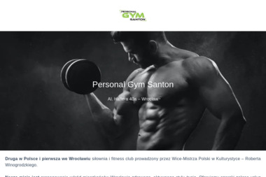 Santon Fitness Club - Trener Indywidualny Wrocław