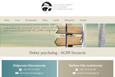 Szczeciński Gabinet Psychoterapii Psychodynamicznej - Psycholog Szczecin
