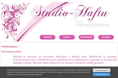 Studio-Haftu - Haftowanie Komputerowe Zakopane