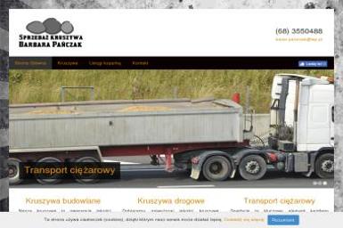 Sprzedaż Kruszywa Barbara Pańczak - Piasek Modrzyca