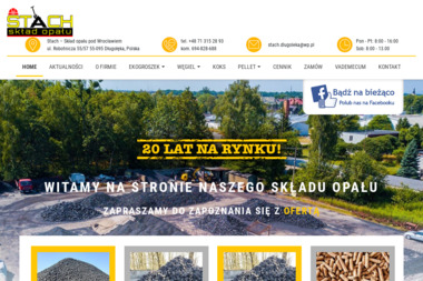 Stach – Skład opału i skup złomu - Ekogroszek Długołęka