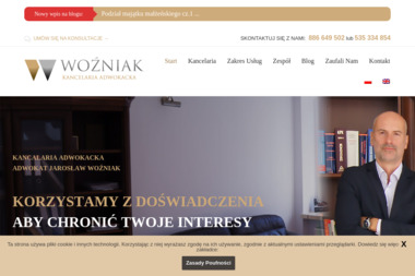 Adwokat Jarosław Woźniak - Radca Prawny Gniezno