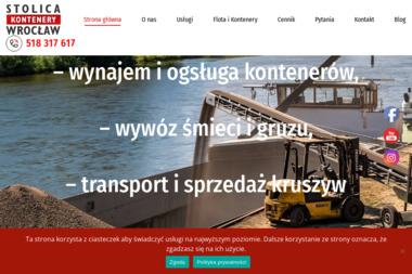 Stolica - kontenery Wrocław - Wywóz Papy Wrocław