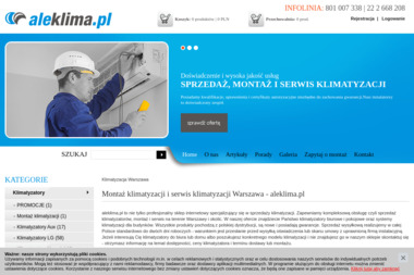Aleklima.pl - sprzedaż i montaż klimatyzacji - Serwisanci Klimatyzacji Warszawa